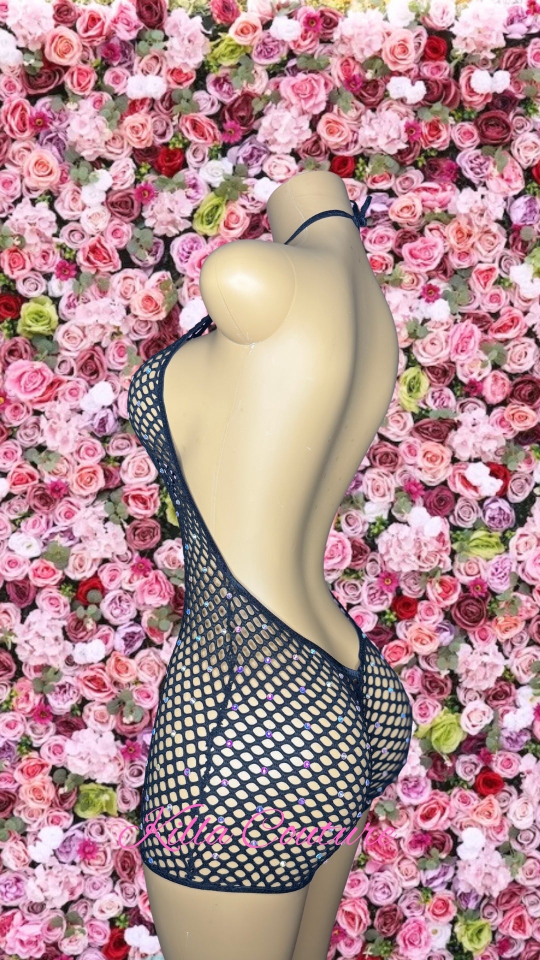 Fishnet Shorts One Piece